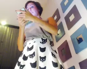 Dildo is in a hairy pussy