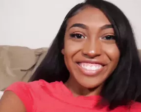 Baemax MFC Ebony Camgirl w/ Dildo - Boss\'s Daughter Blackmails You