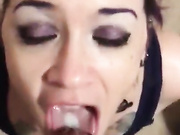 Hot Aymee cock suck and jizz shot - onlyfans free porn