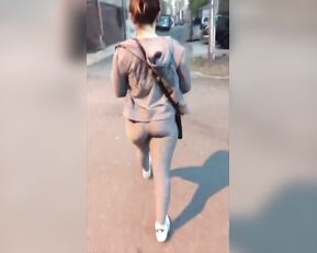 Snap Jess quick butt flasing street snapchat free