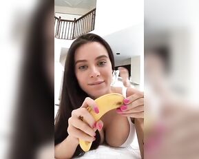 Lana Rhoades banana eating snapchat free