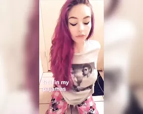 Violet pijamas take off teasing snapchat free