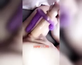 Lucy Laceee double dildo masturbating snapchat free