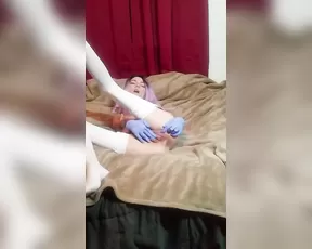 Sasiemayy latex glove play ManyVids Free Porn Video