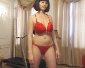 Schoolteach MFC red lingerie