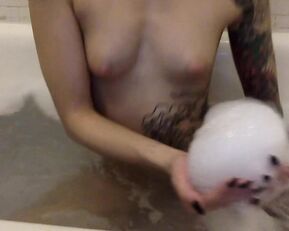 Natasha Grey anal bath time - dildo fuck my booty for daddy free vid