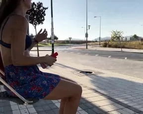 IviRoses riding dildo busstop w cum on face xxx premium porn videos