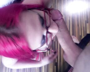 AnnDarcy cum all over my face and glasses xxx premium porn livesex