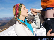 Sammie cee mountain top blowjob with cum swallow – blowjob, swallowers | ManyVids porn videos