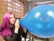Kylie jacobs balloon kylies blue 17 inch blow2pop – pantyhose, boots, balloons b2p | ManyVids porn videos