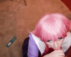 EllieMarie Yuno Gasai Gfe Dildo Blowjob | ManyVids Free POV BJ Porn