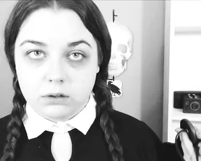 Honey BunTV Teen Wednesday Addams Needs Her Toy | ManyVids Free Porn Videos