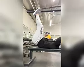 derrickpierce Here's a quick glimpse at today's workout burning so show chat live porn