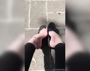 cinnamonfeet2 03 12 2020 Teasing with my feet in public show chat live porn