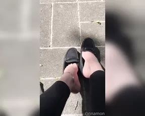 cinnamonfeet2 03 12 2020 Teasing with my feet in public show chat live porn