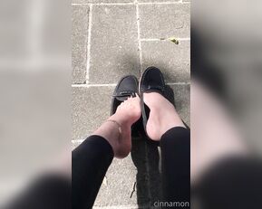 cinnamonfeet2 03 12 2020 Teasing with my feet in public show chat live porn