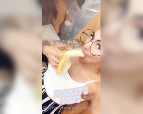 michaelaisizzu Eating a banana while an Asian guy was doing my ped show chat live porn