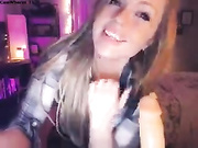 BeaBee busty beautiful girl riding dildo webcam show