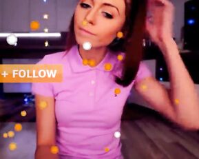 Hottminx sexy redhead slim teen webcam show