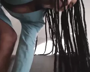 ReyCharlz Morning Cumming into black pussy toy webcam show