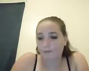Long white boner for her throat