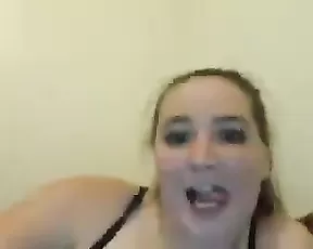 Long white boner for her throat