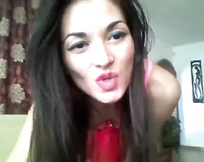 Thin blonde is naked for the webcam