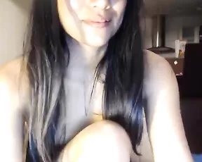 Slutty busty chick sucking in a car