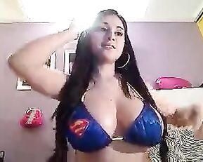 Sultry and busty latina rides a dong