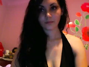 [File is broken] Horny teen using a dildo