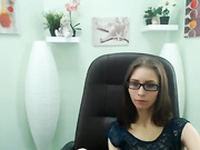 Blonde cutie looks great in her new sexy lingerie