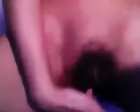 A red haired slut spanks herself hardcore