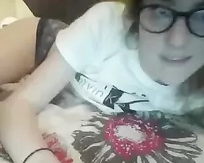 Teen blonde gets fucked hard in a closeup