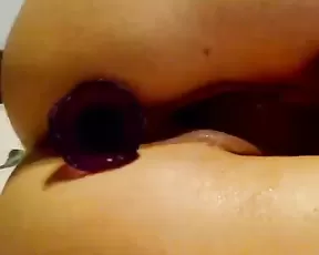 Teen is tugging a cock