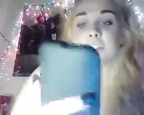 BBW babe on her knees