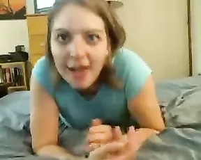 Having a hot fuck on the bed