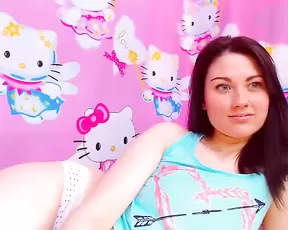 So pretty brunette girlfriend make a great webcam sex amateur show,enjoy