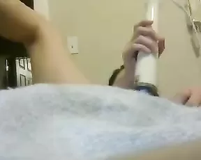 Adorable babe is sucking dick