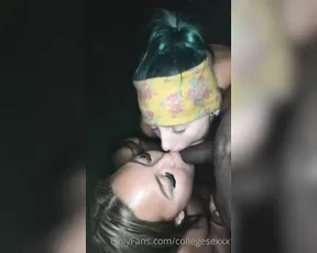 collegesexxx BLOWBANG On the beach check your dms perverts and le show chat live porn