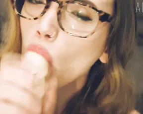 Alisonxo messy blow job glasses facial cumshot live porn live sex 1