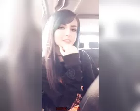 Ashley B pussy play public in car snapchat premium 2019/01/17 live porn live sex