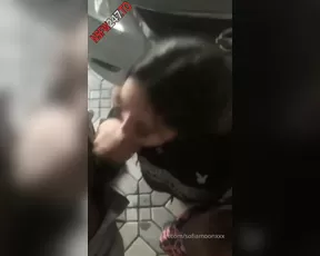 Sofiamoonxxx public parking lot blowjob live porn live sex