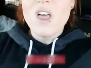 Chrissy Leblanc flashing in car snapchat premium live porn live sex