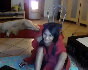 Nerdy Kate and a penis