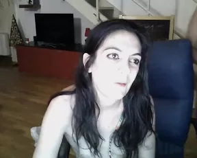 Nice girl sucks and gets cumshot