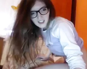 Babe recorded while sucking cock and fucking