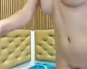 Busty wife blowjob and cumshot