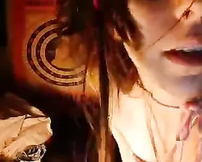 She takes that facial like a pro