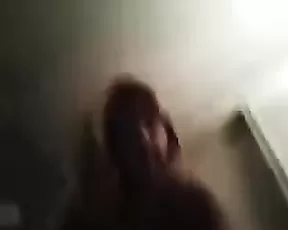 Couple gets jiggly in the bathroom