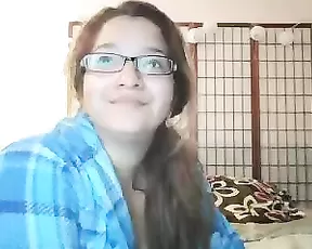 Pale babe with nice tits kneaded up